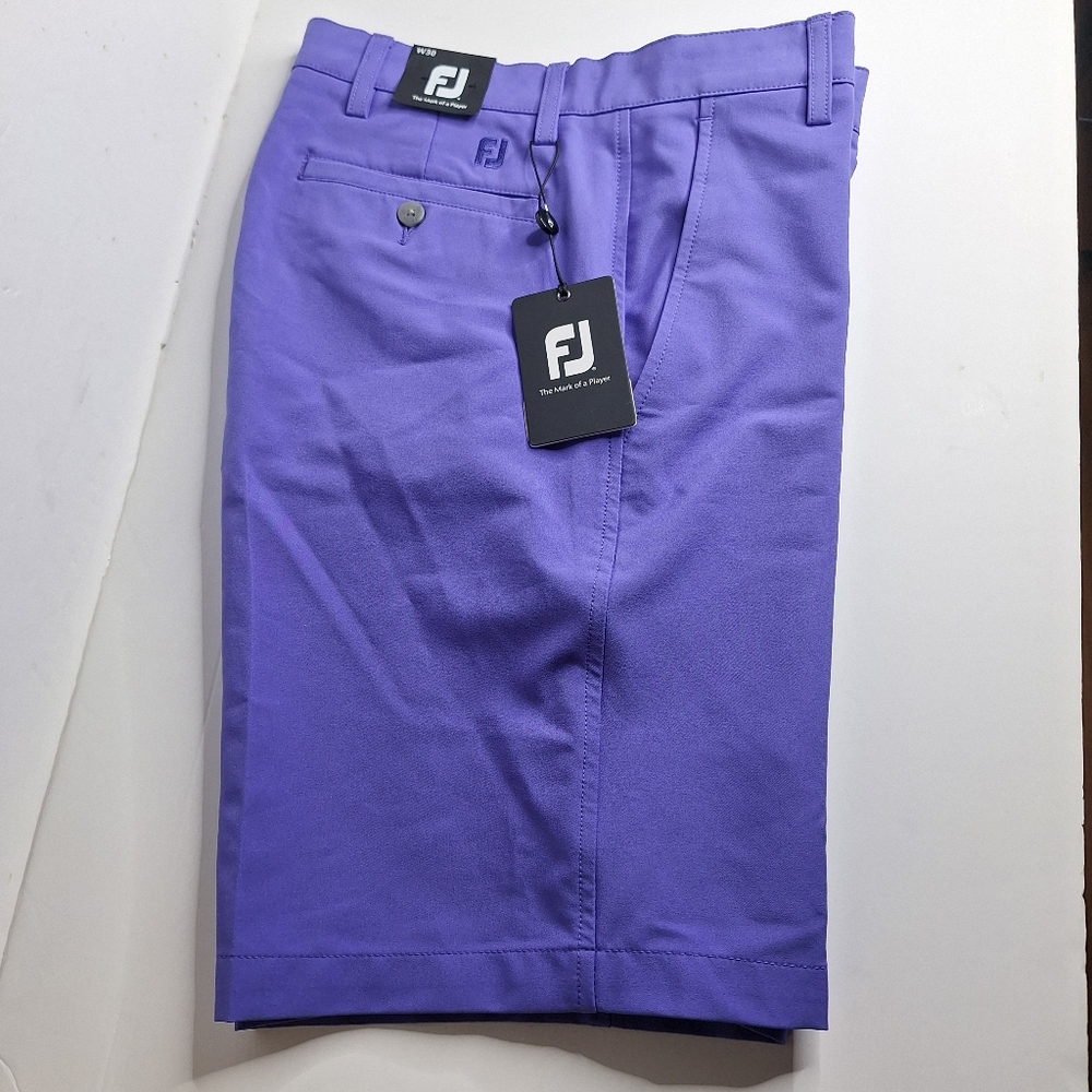 FootJoy FJ Performance Golf Shorts Violet Purple Flat Front Men's Size 30